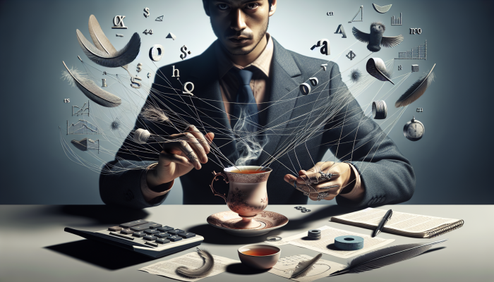 Secrets To Successful Debt Consolidation Loans: Proven Tips | DCL Secrets To Successful Debt Consolidation Loans: A person at a desk with tea, evaluating debts using financial documents and calculators.