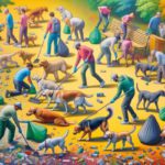 Community Cleanups with Dogs: A Worldwide Cleanliness Effort
