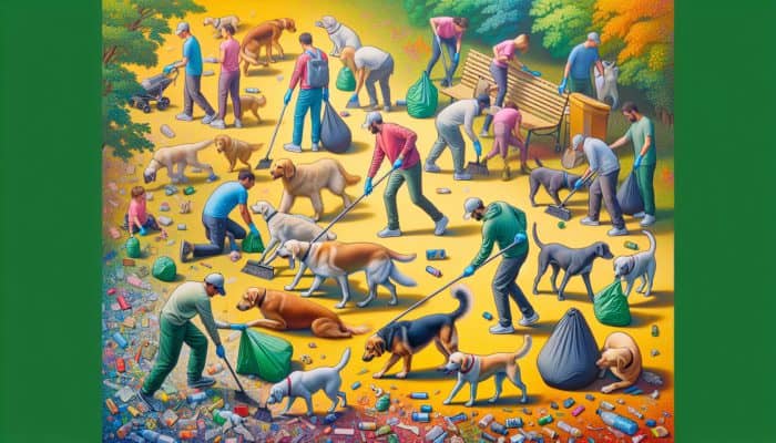 Community Cleanups with Dogs: A Worldwide Cleanliness Effort