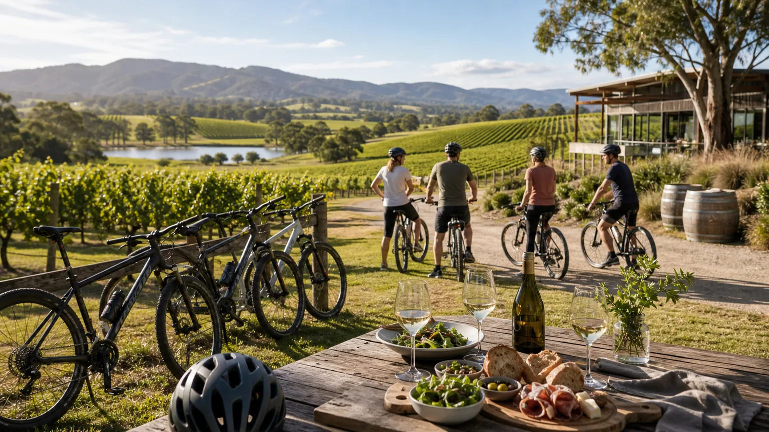 Yarra Valley Guided Bike Tour: visual reference for 5. Yarra Valley Guided Bike Tour: Active Experiences with Lunch and Customizable Winery Stops