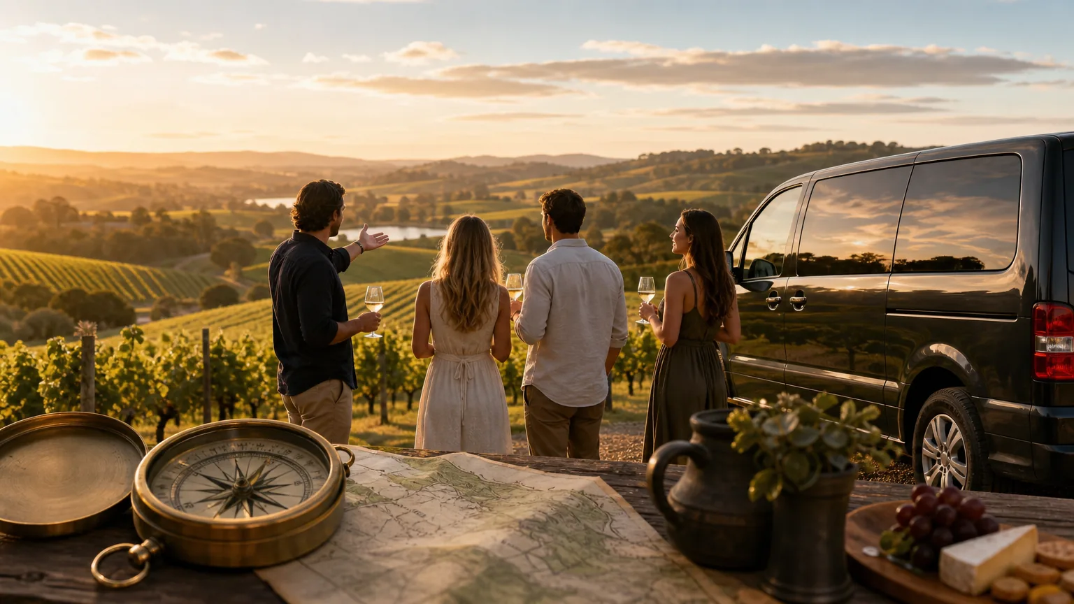 Wine Compass: visual reference for 6. Wine Compass: Bespoke Private Tours for Special Occasions