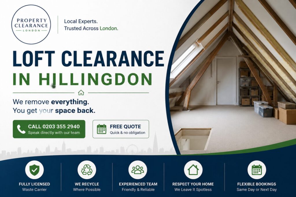 Loft Clearance Services in Hillingdon: Expert Assistance Available